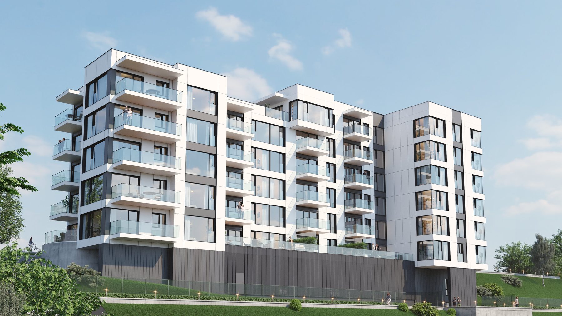 Randare exterior CUZA 1 Residence 01