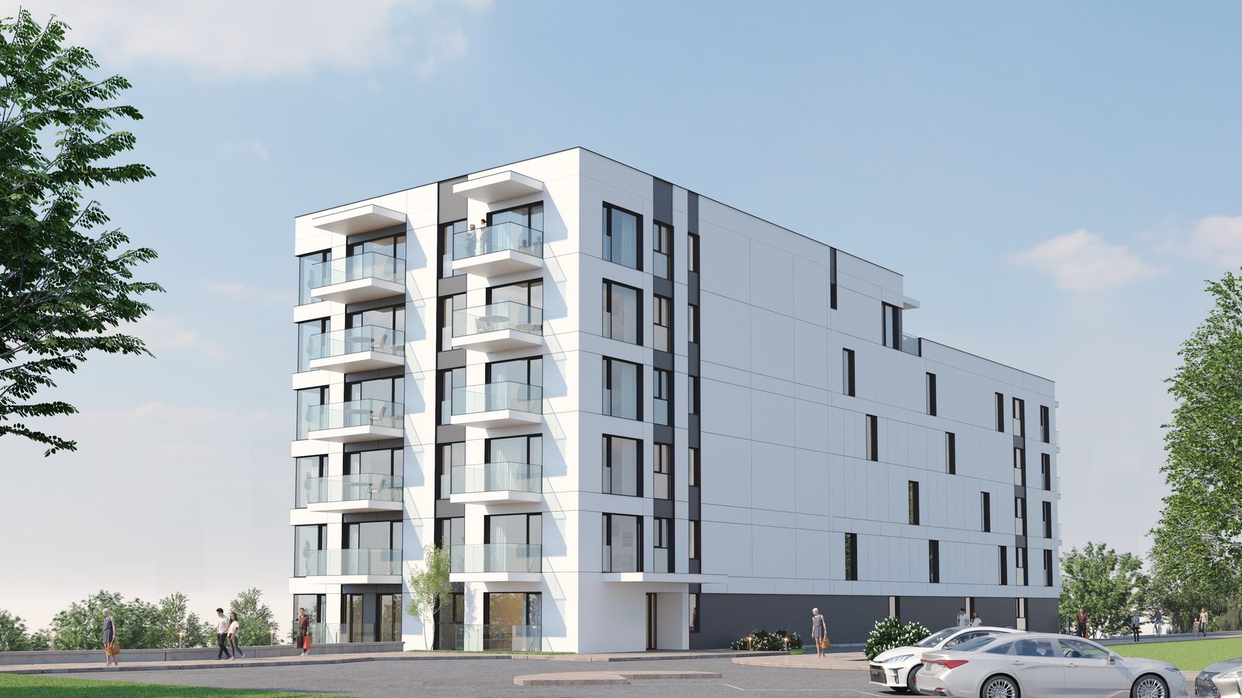 Acces proiect CUZA 1 Residence