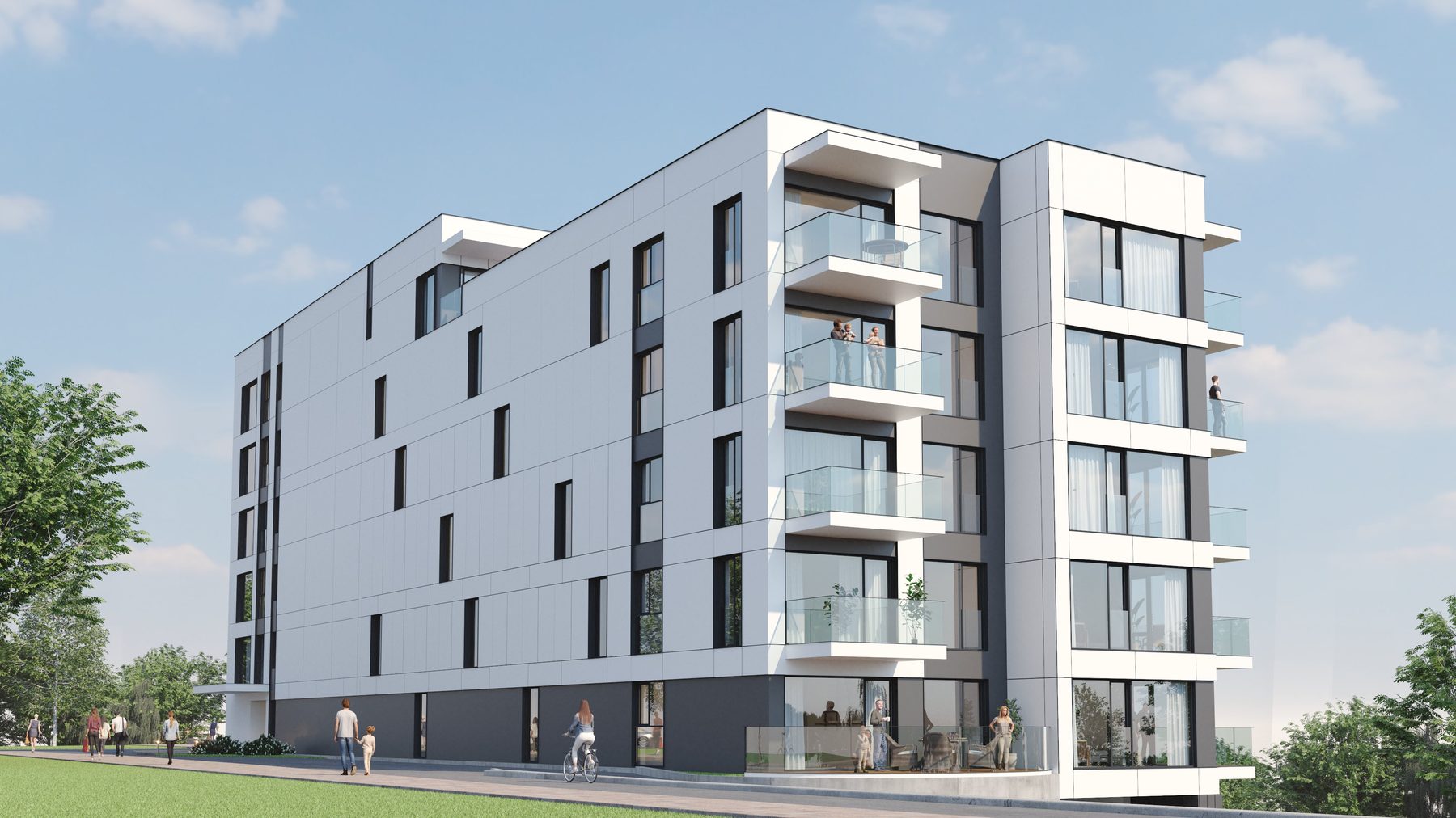 Randare exterior CUZA 1 Residence 05