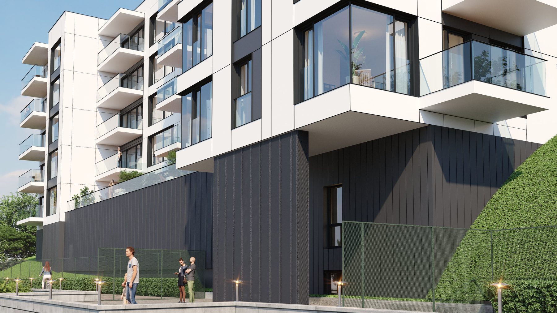 Randare exterior CUZA 1 Residence 06
