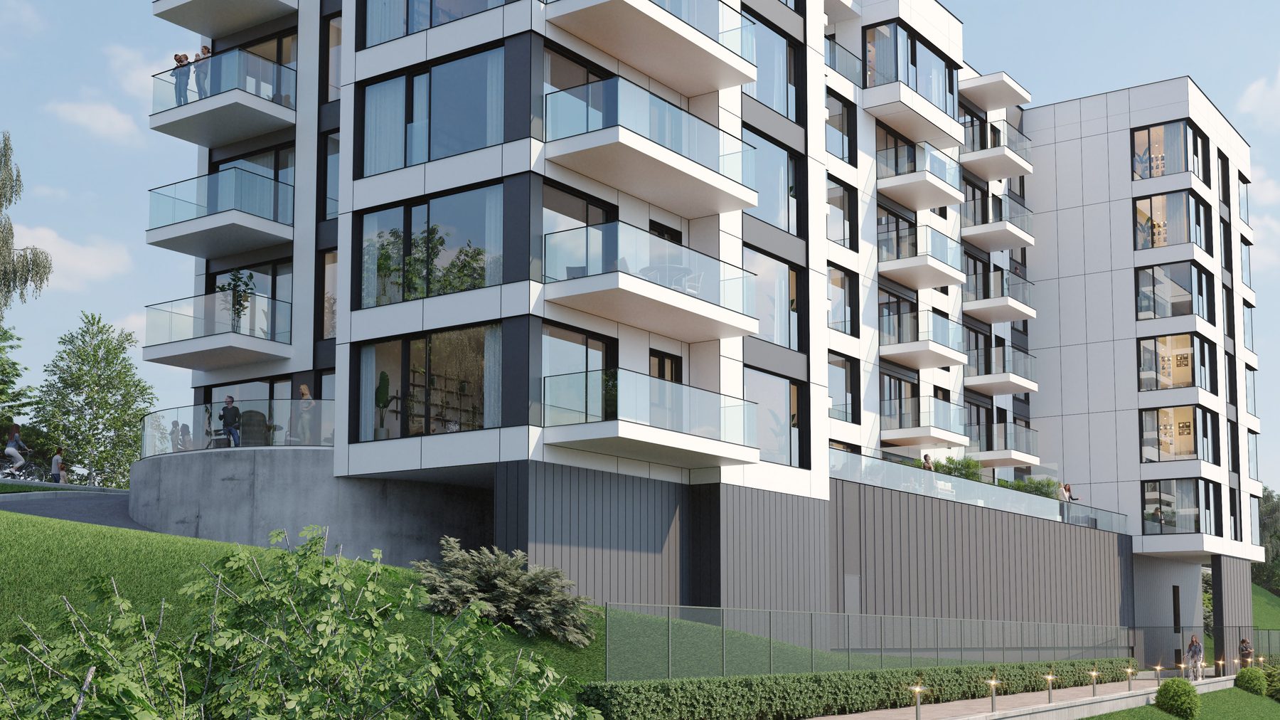Randare exterior CUZA 1 Residence 07