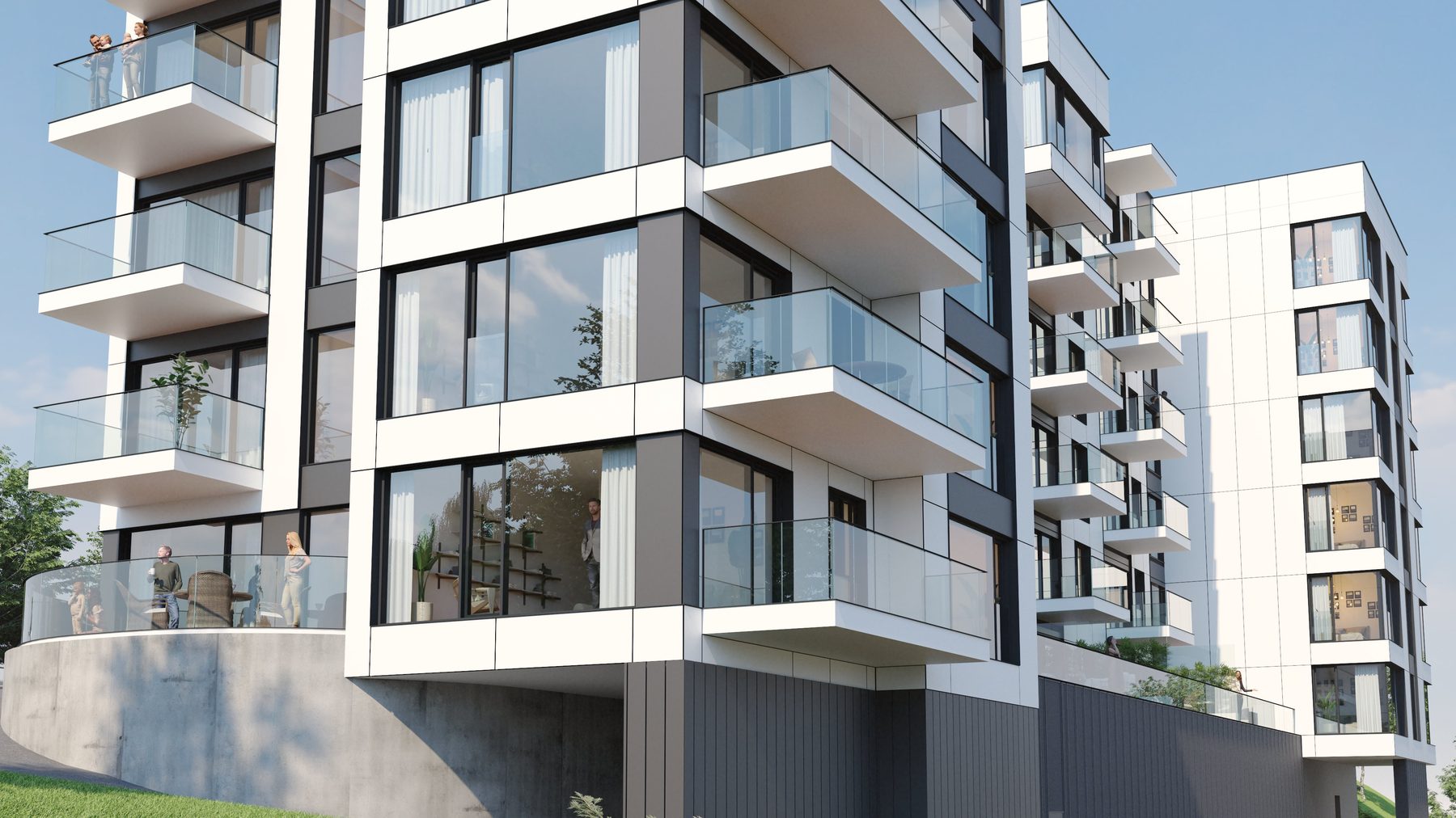 Randare exterior CUZA 1 Residence 10