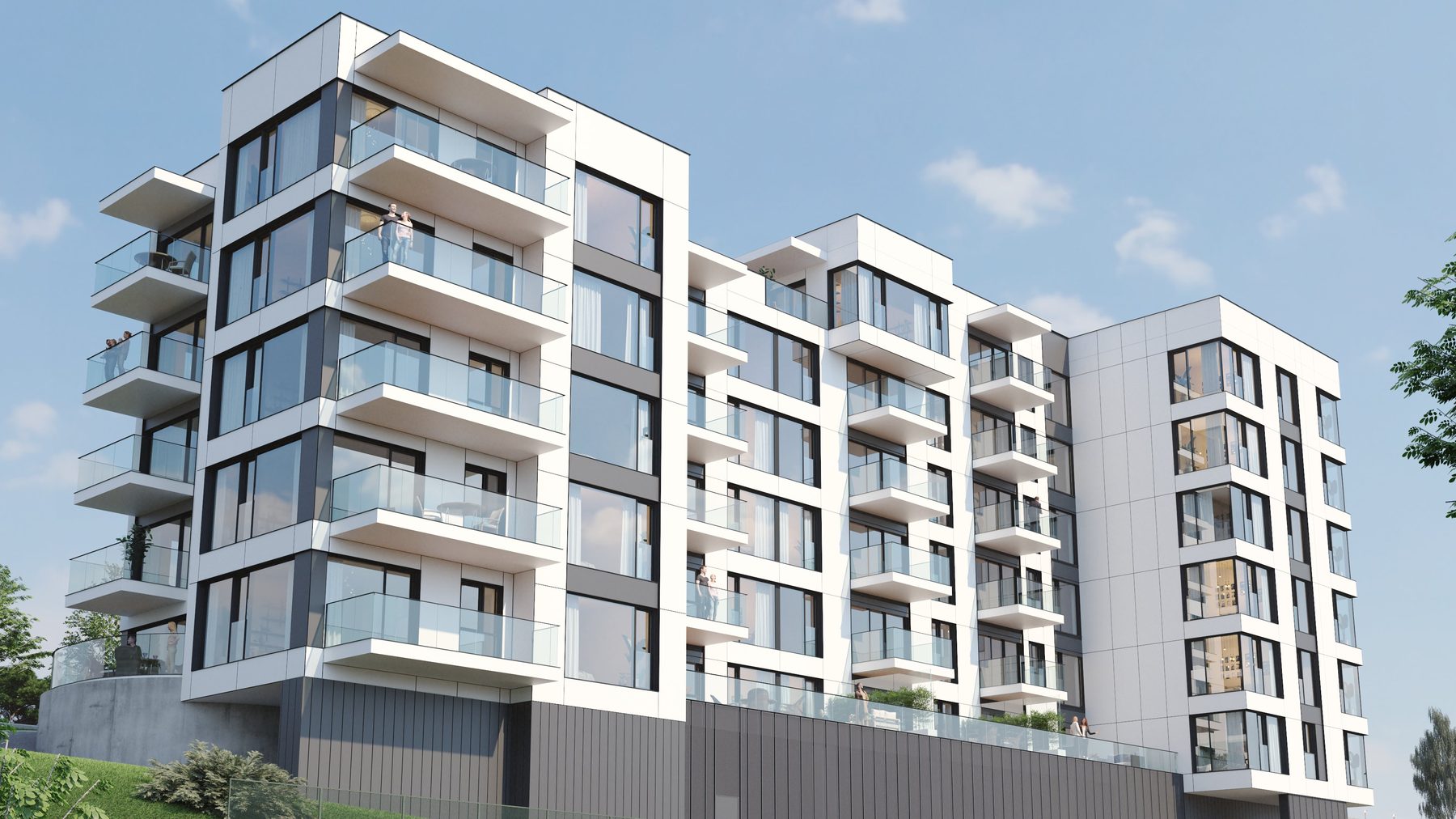 Randare exterior CUZA 1 Residence 11