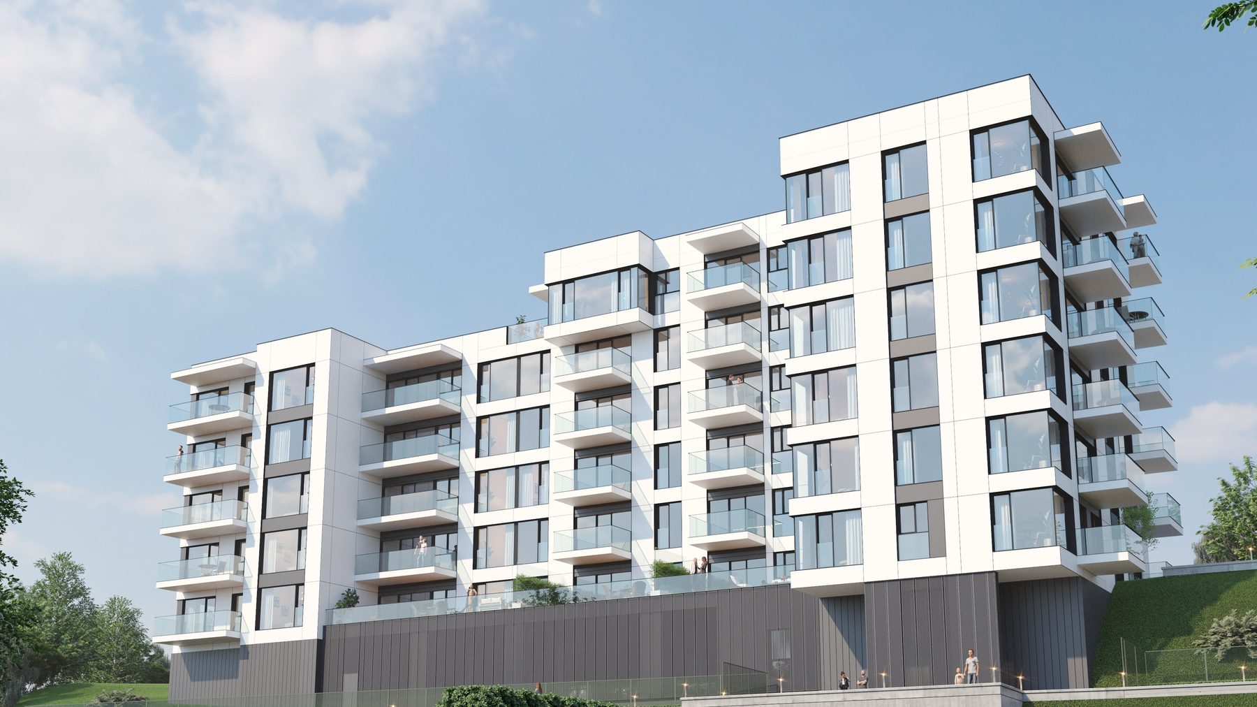 Randare exterior CUZA 1 Residence 13