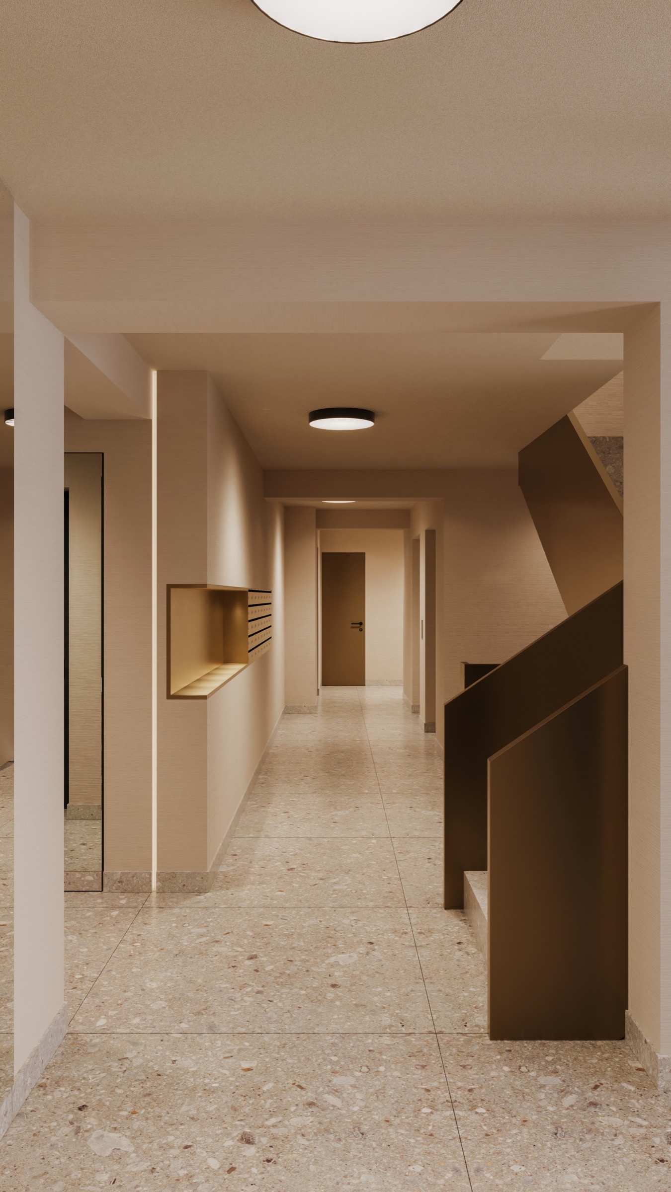 Lobby acces CUZA 1 Residence